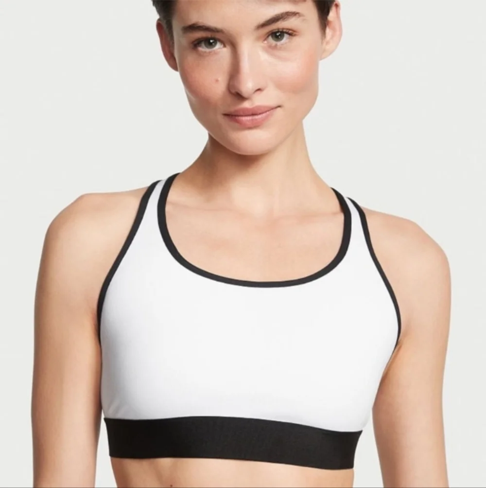 Victoria's Secret Player Sports Bra White XL NWOT